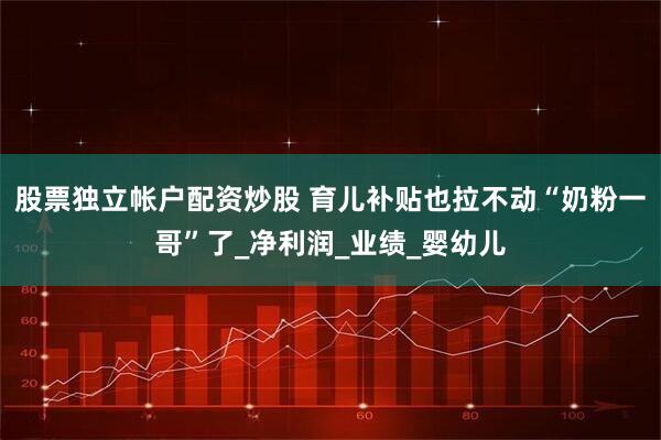 股票独立帐户配资炒股 育儿补贴也拉不动“奶粉一哥”了_净利润_业绩_婴幼儿